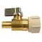Apollo 1/2 in. PEX Barb x 1/2 in. Female Pipe Thread Brass Swivel Ball Valve APXFF1212S - alternate 5